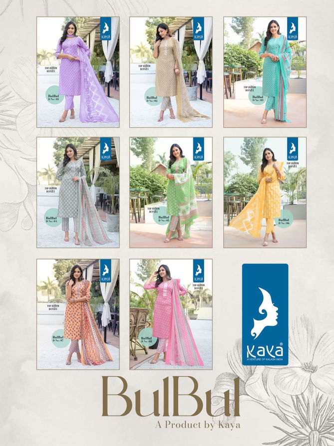 Bulbul By Kaya 01-08 Readymade Salwar Suits Catalog